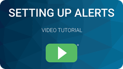 Setting up alerts video tutorial