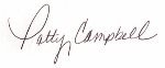 Patty Campbell Signature