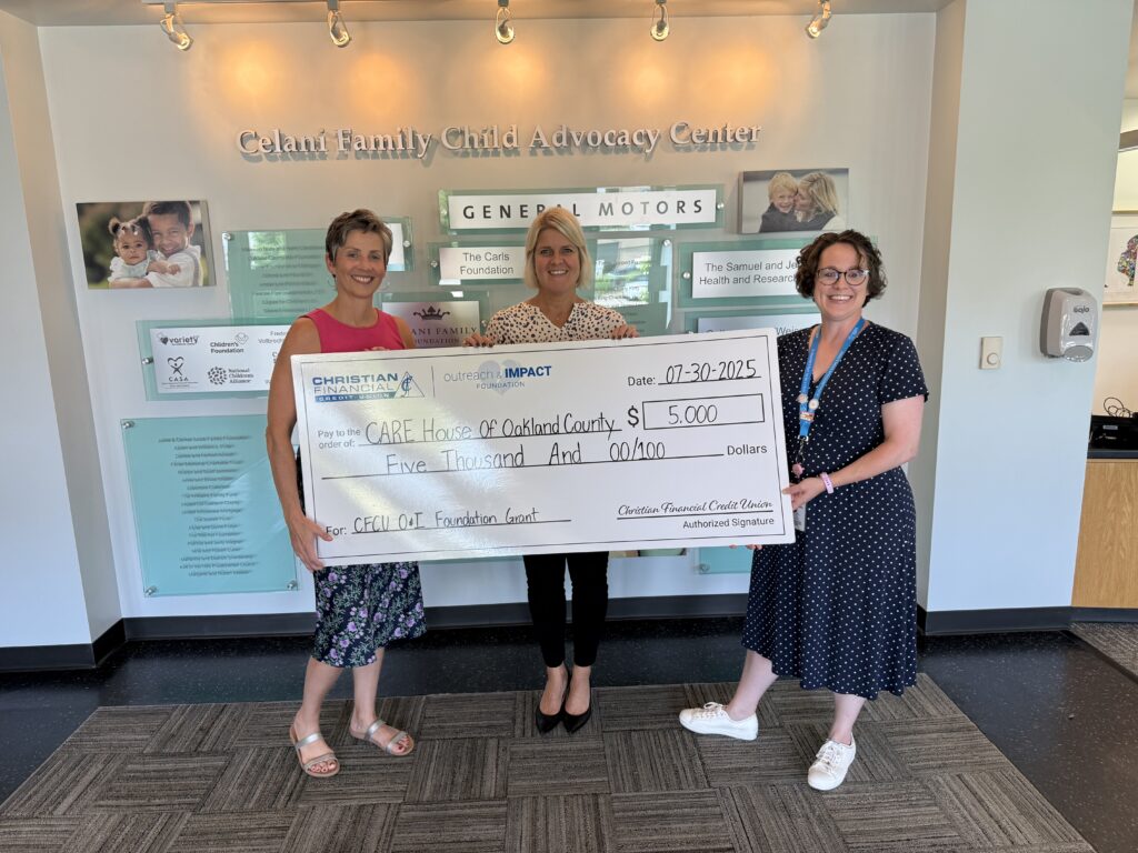 Check presentation to Care House